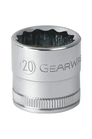 Last Chance GEARWRENCH 80783 1/2" Drive Size, 12 No. of Points, 12mm Size Impact Socket
